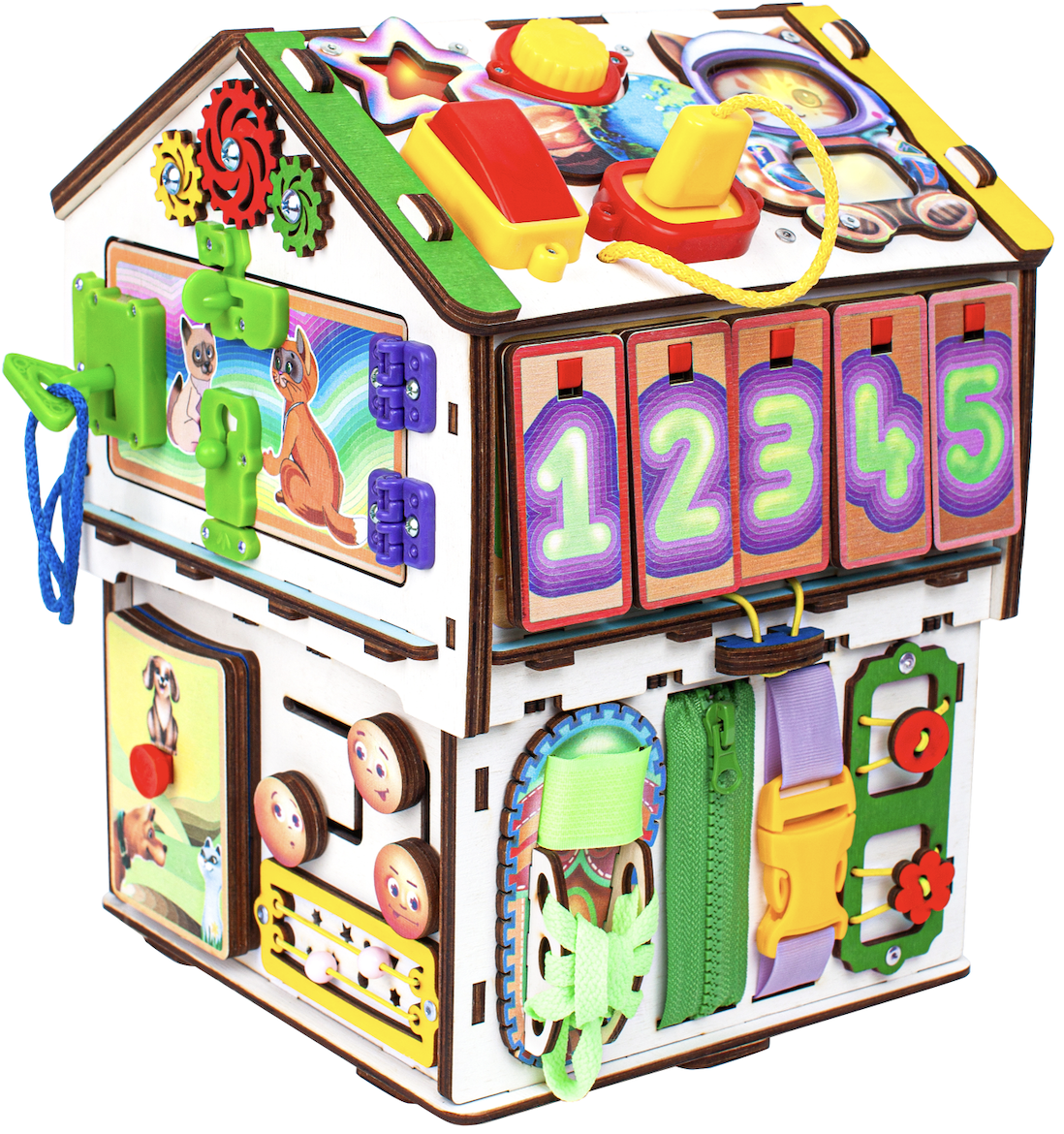 Игрушка Jolly Kids бизиборд Миникубодом - фото 6