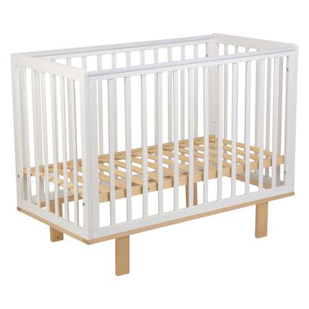 Детская кроватка Polini kids прямоугольная, (белый)