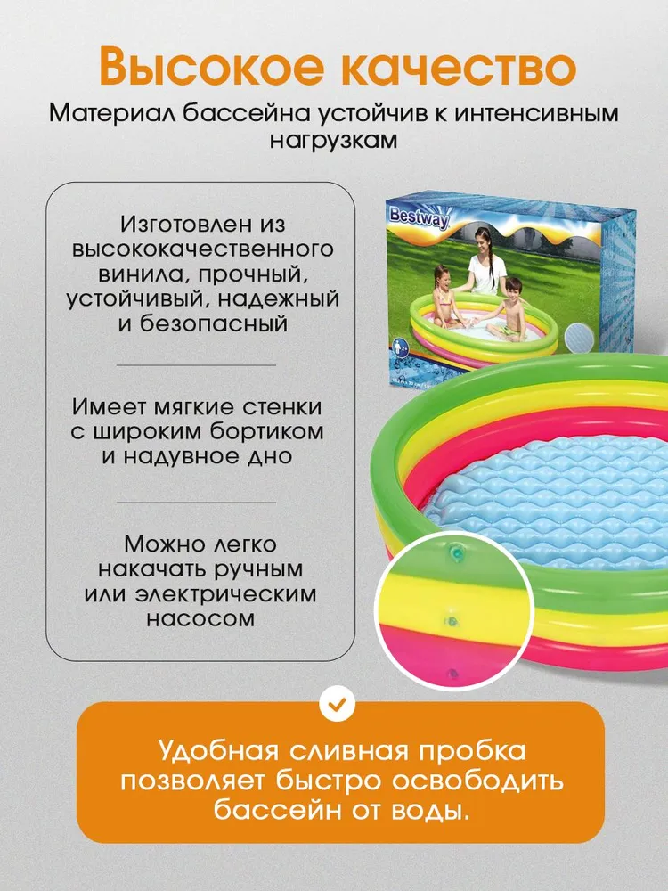 Бассейн Bestway Summer Set - фото 3