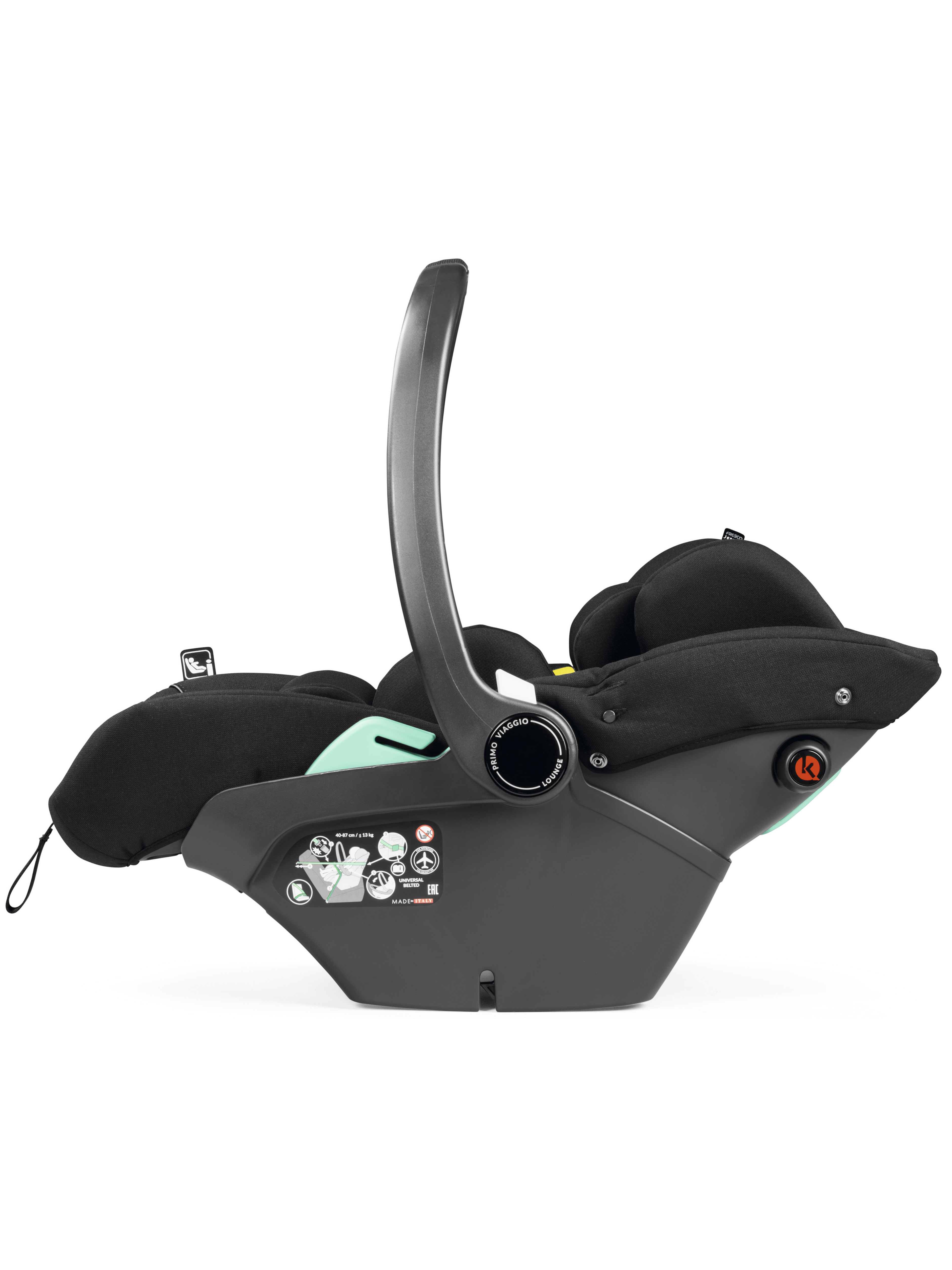 Автокресло Peg-Perego Lounge 0 (0 -13 кг) черный - фото 12