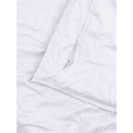 Пододеяльник DeNASTIA сатин 200x220 белый C060173