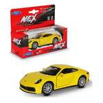 Автомобиль Welly Porsche 911 Carrera 4S желтый 1:38