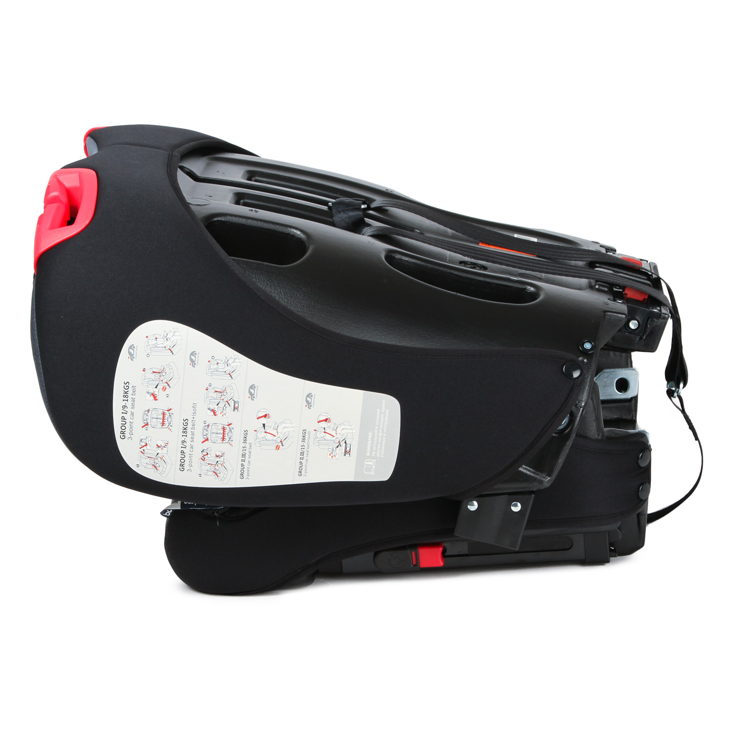 Автокресло Babyton Maverick Black Isofix 1/2/3 (9-36 кг) - фото 12