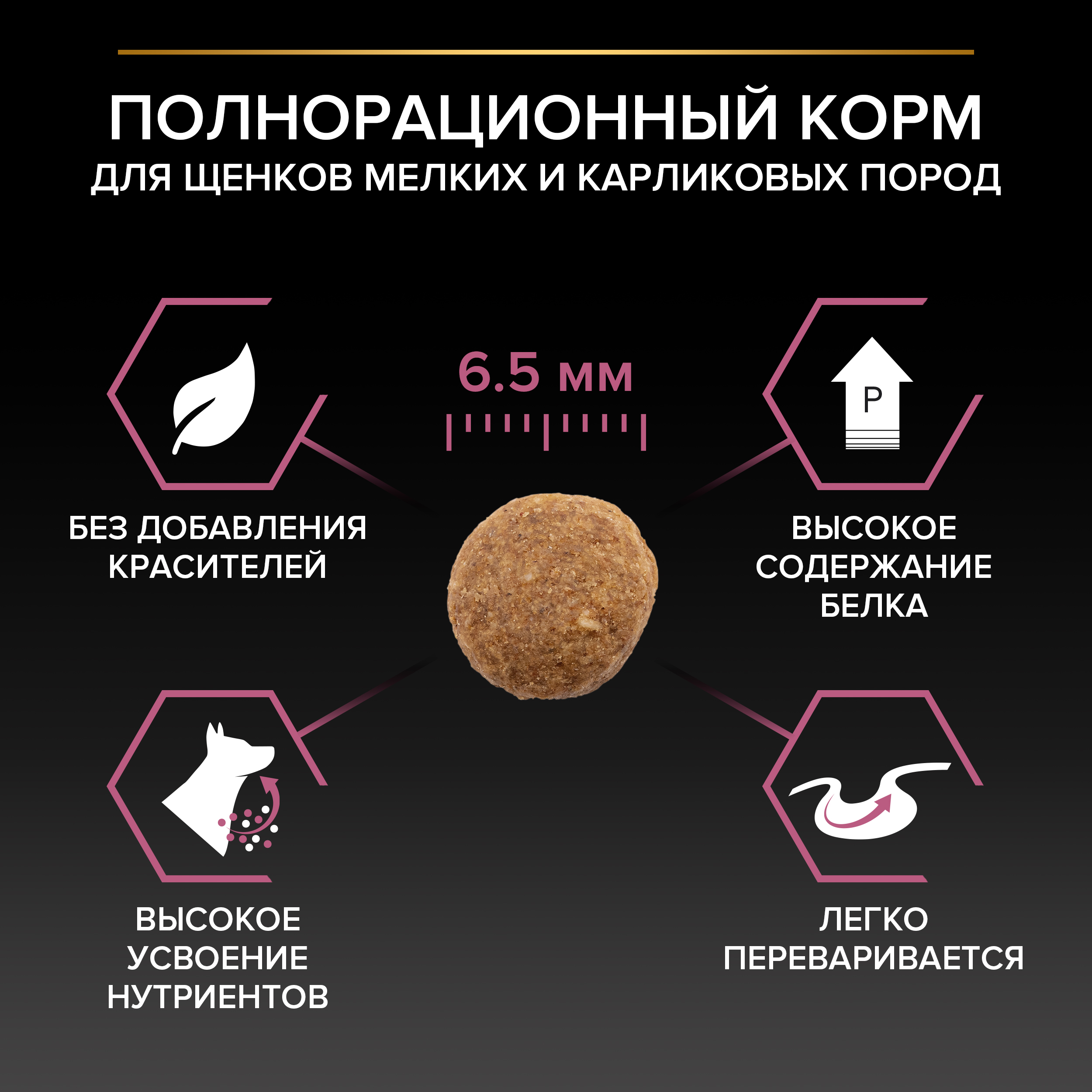 Корм для щенков PRO PLAN мелких и миниатюрных пород с чувствительной кожей с комплексом Optiderma лосось с рисом 700г - фото 6