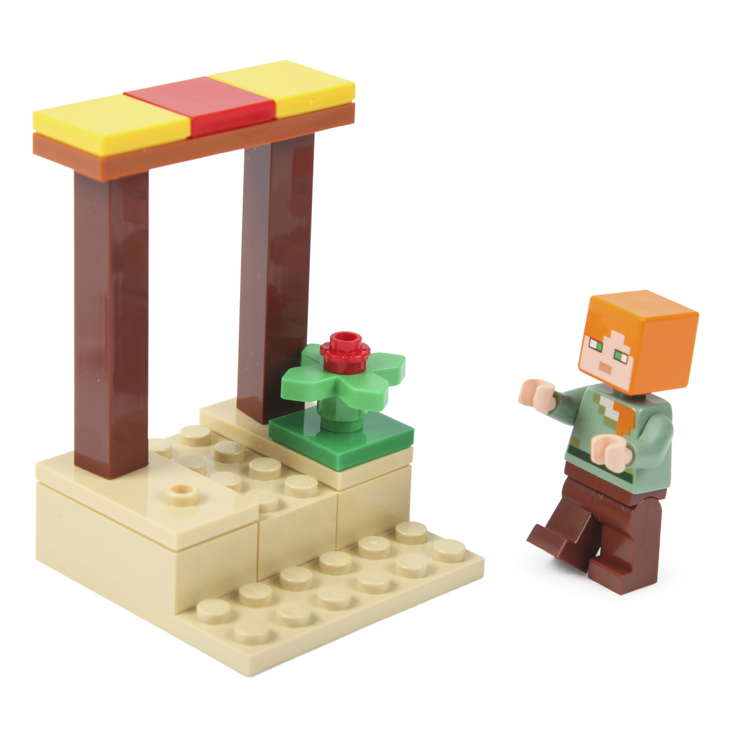 Конструктор LEGO Minecraft Черепаший пляж 46 дет. - фото 3