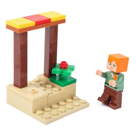 Конструктор LEGO Minecraft Черепаший пляж блочный