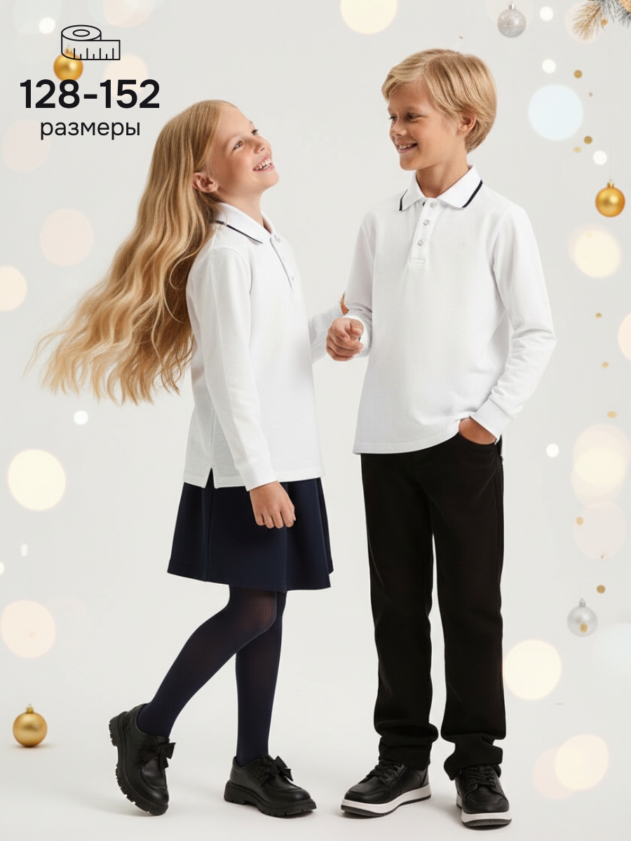 Рубашка-поло NIKASTYLE 4ш21125 белый - фото 2