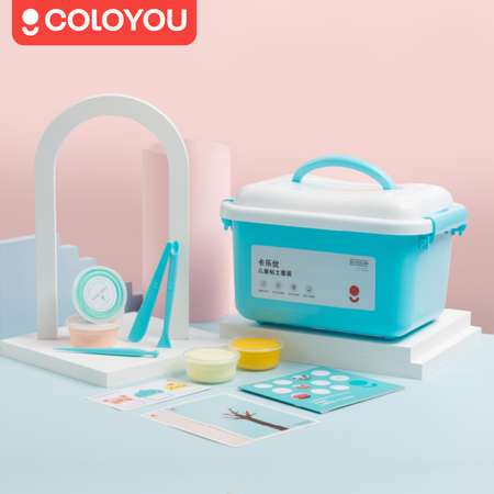 Пластилин COLOYOU воздушный 24 цв.