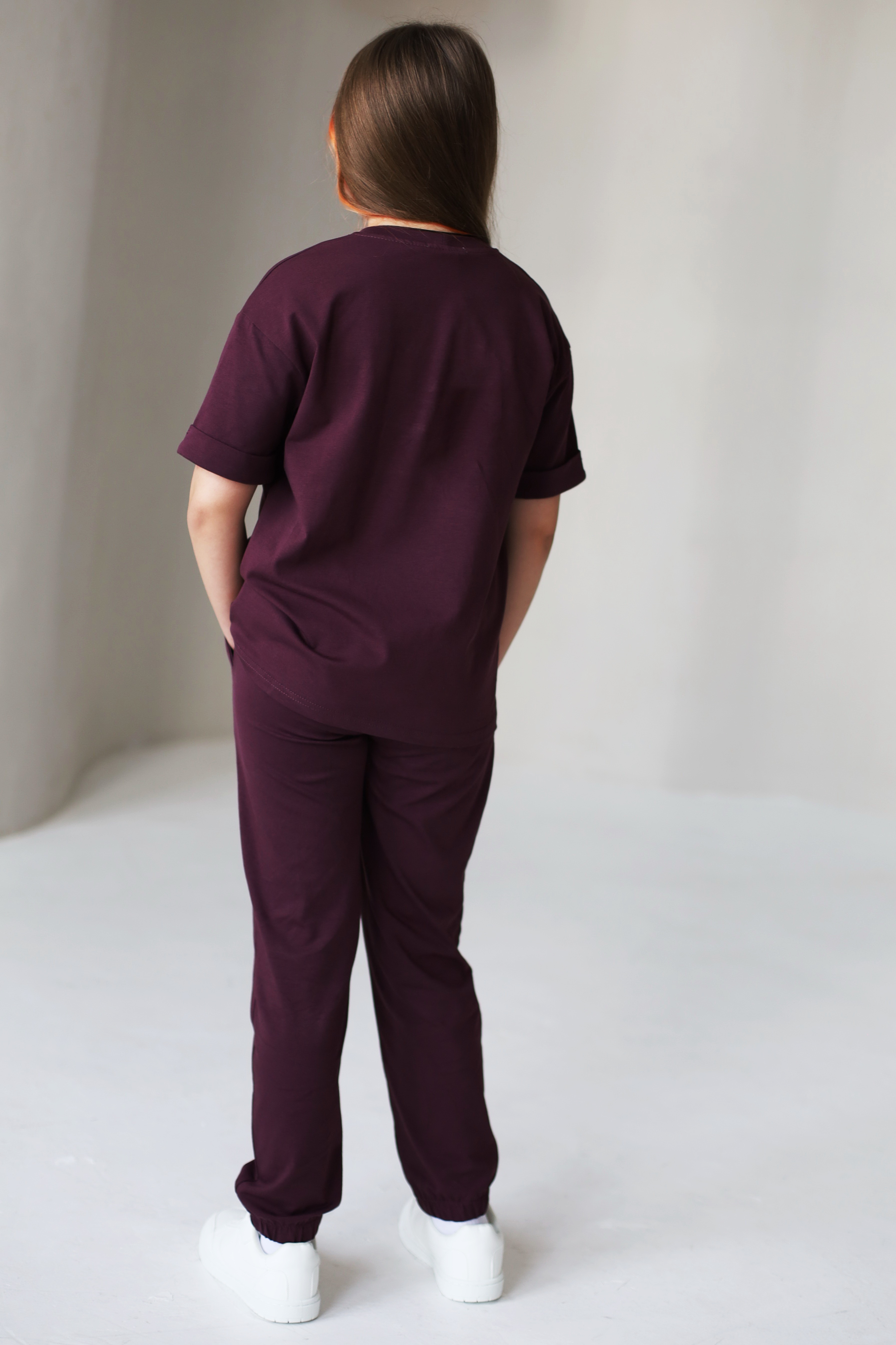 Костюм Агапэ 8017_бургунди - фото 7