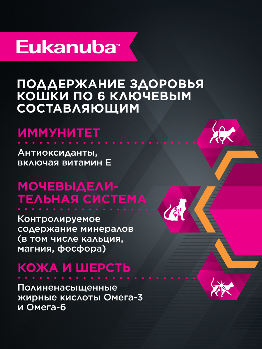 Корм сухой для кошек Eukanuba Cat 400г с домашней птицей - фото 3
