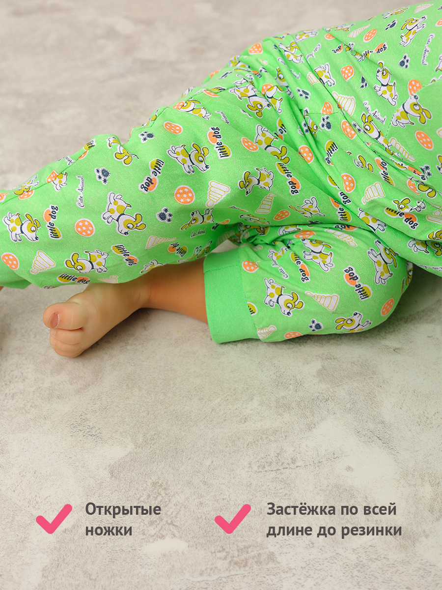 Комбинезон YOULALA 01921001-пес-зел-чк - фото 3
