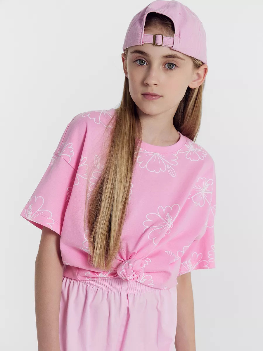 Футболка 2 шт Mark Formelle (Марк Формэль) 117843-2/зеленый топаз +цветы на розовом - фото 3