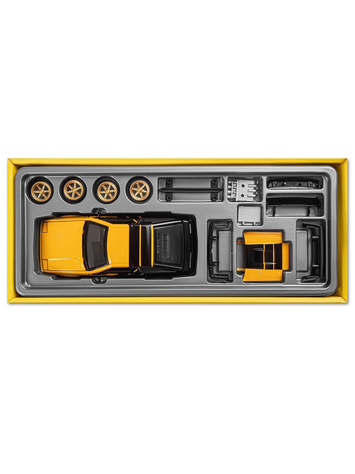 Автомобиль АВТОпанорама Toyota Sprinter Trueno Сборная модель 1:37 JB1251893 - фото 22