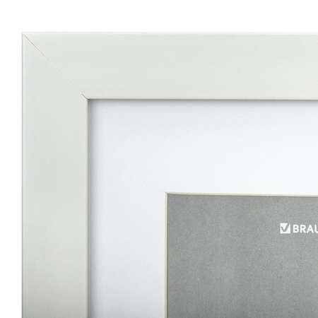 Фоторамка для фотографий Brauberg для картин и грамот А5 15х21 с паспарту А6 10х15