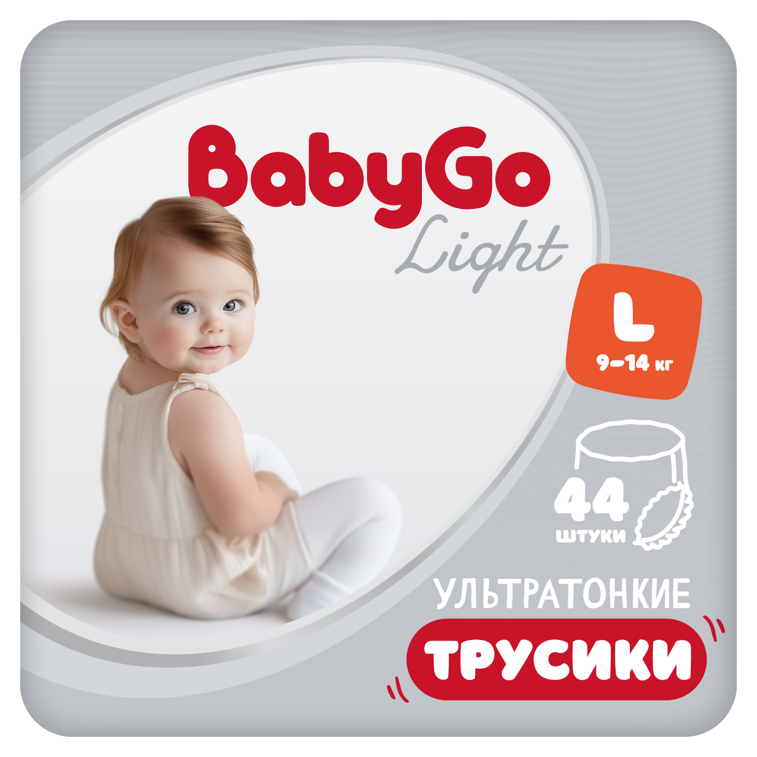 Трусики BabyGo ультратонкие 4 (9-14) 44 шт. - фото 1