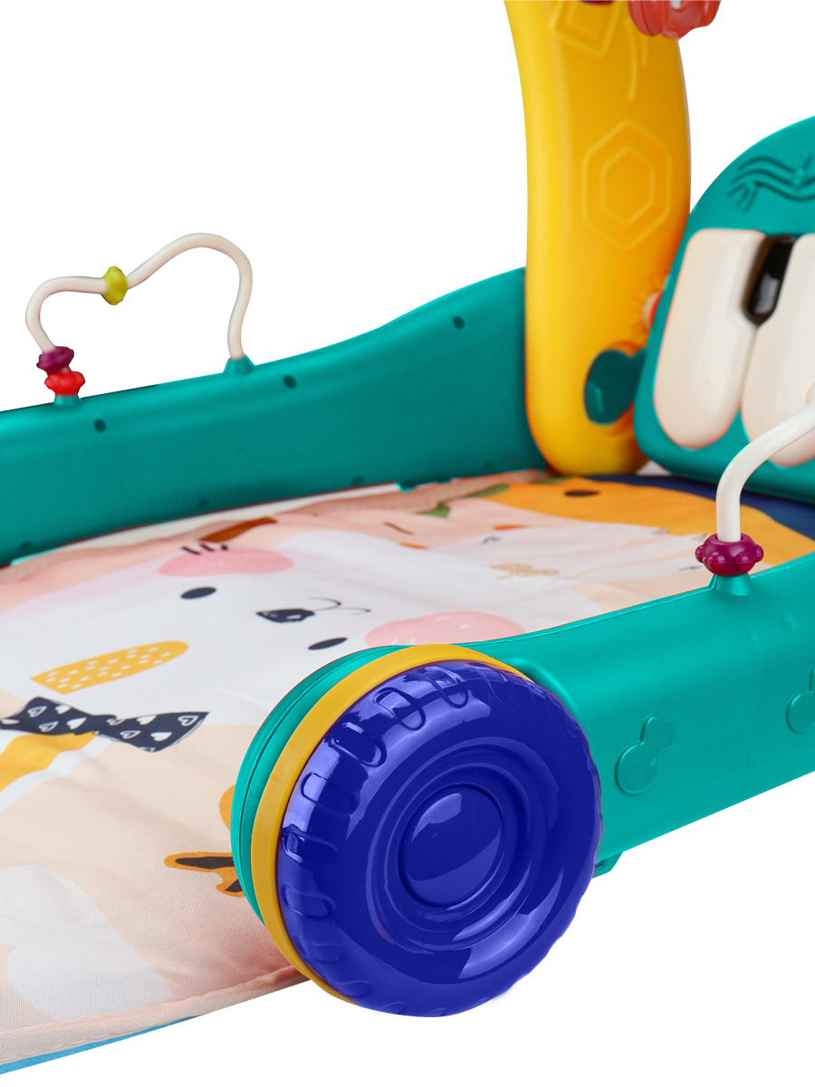 Коврик Рыжий кот с дугами - фото 7