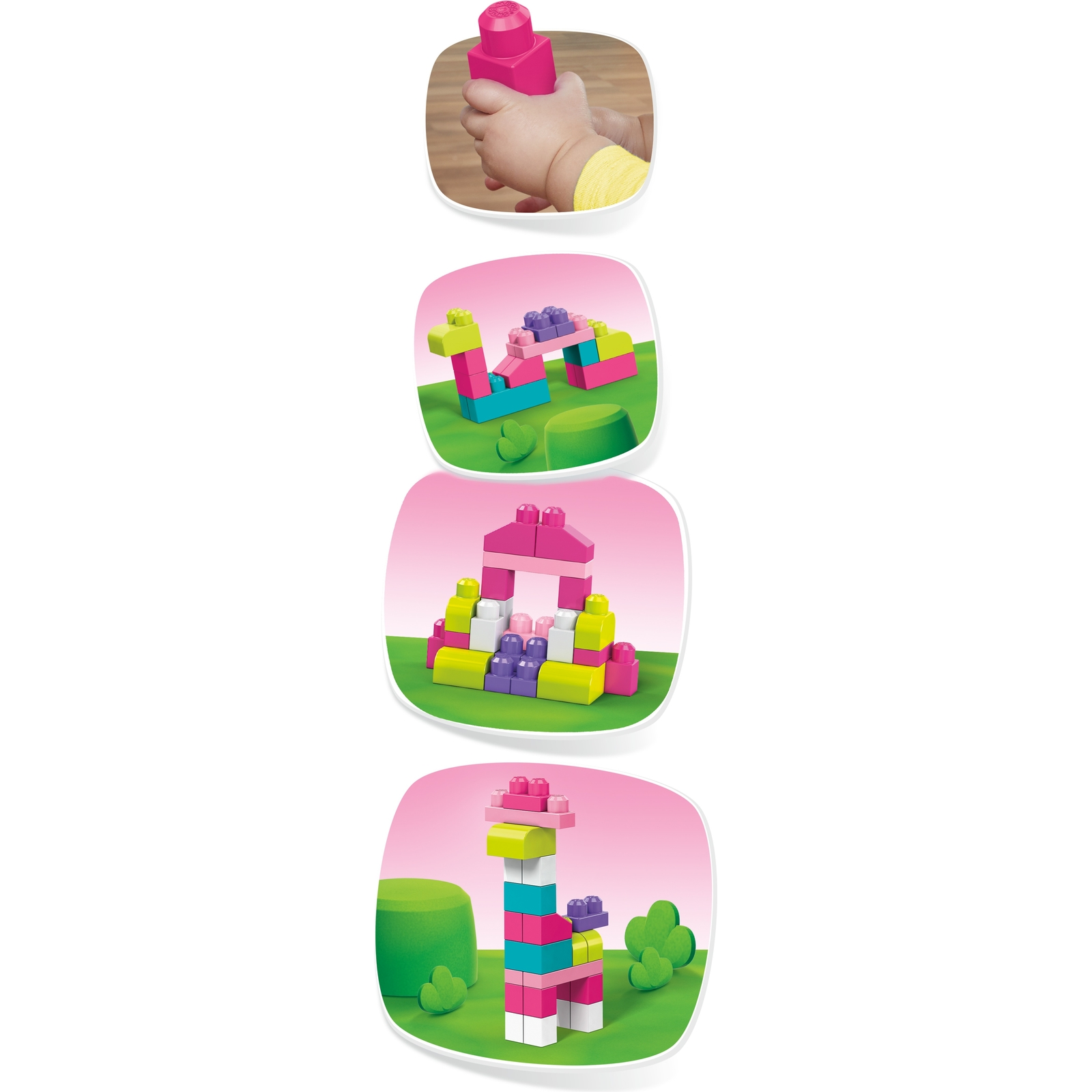 Конструктор Mega Bloks First Builders 60 дет. - фото 28