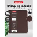 Тетрадь со сменным блоком Brauberg клетка 120 лист.