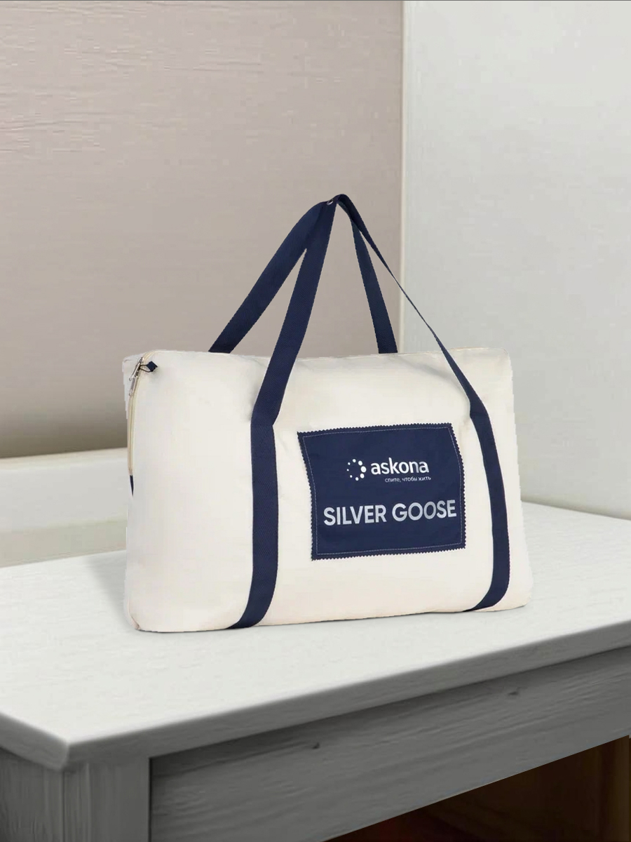 Одеяло Askona Silver Goose 140 x 205 см хлопок - фото 6