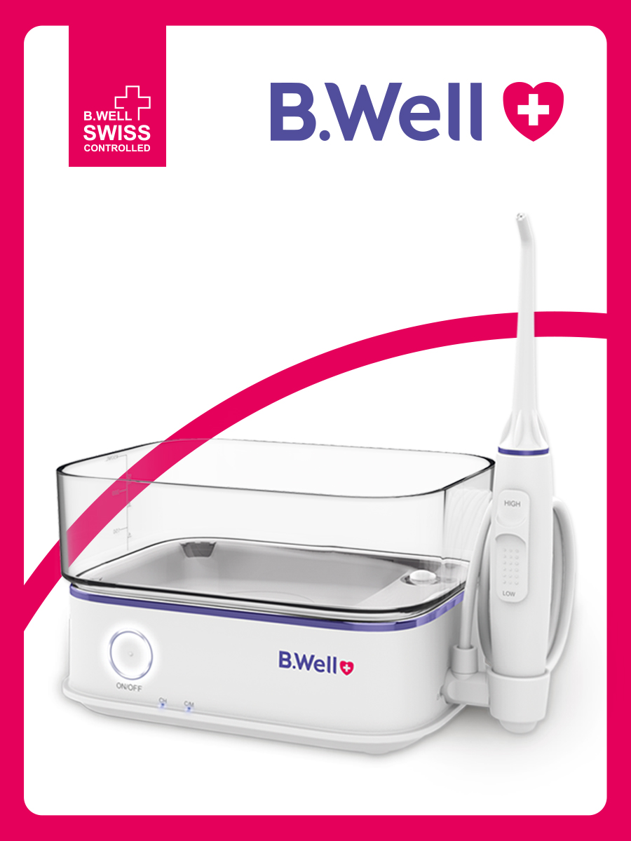 Изображение товара Ирригатор B.Well MED-900 импульсный 2 режима, компактный, с насадками