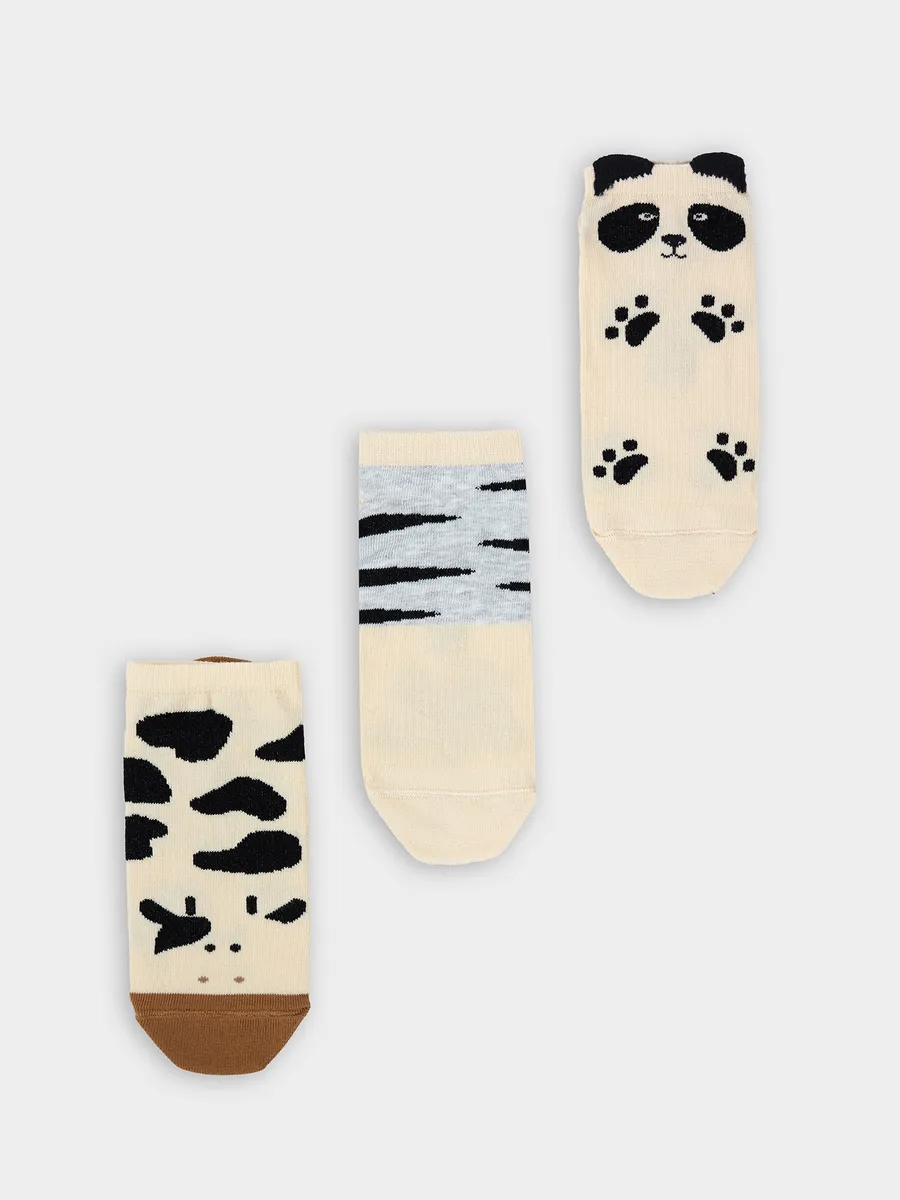 Носки 3 пары Mark Formelle (Марк Формэль) 406A-3195/нюдовый-3/ - фото 1