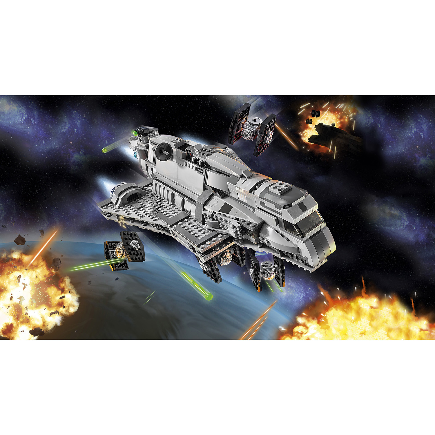 Конструктор LEGO Star Wars Имперский десантный корабль блочный - фото 4