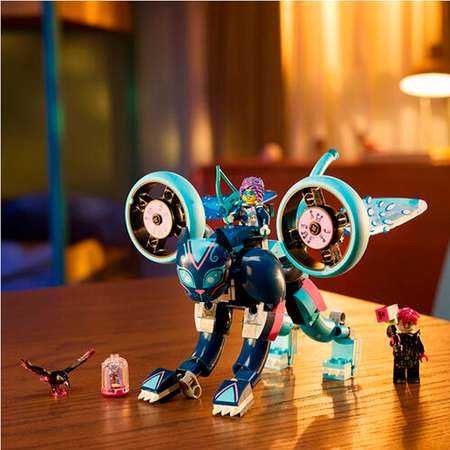 Конструктор LEGO DREAMZzz Кот-мотоцикл Зои блочный