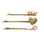 Заколка Queen fair Сердце 3 шт.