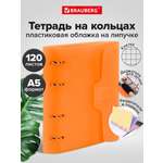 Тетрадь со сменным блоком Brauberg клетка 120 лист.