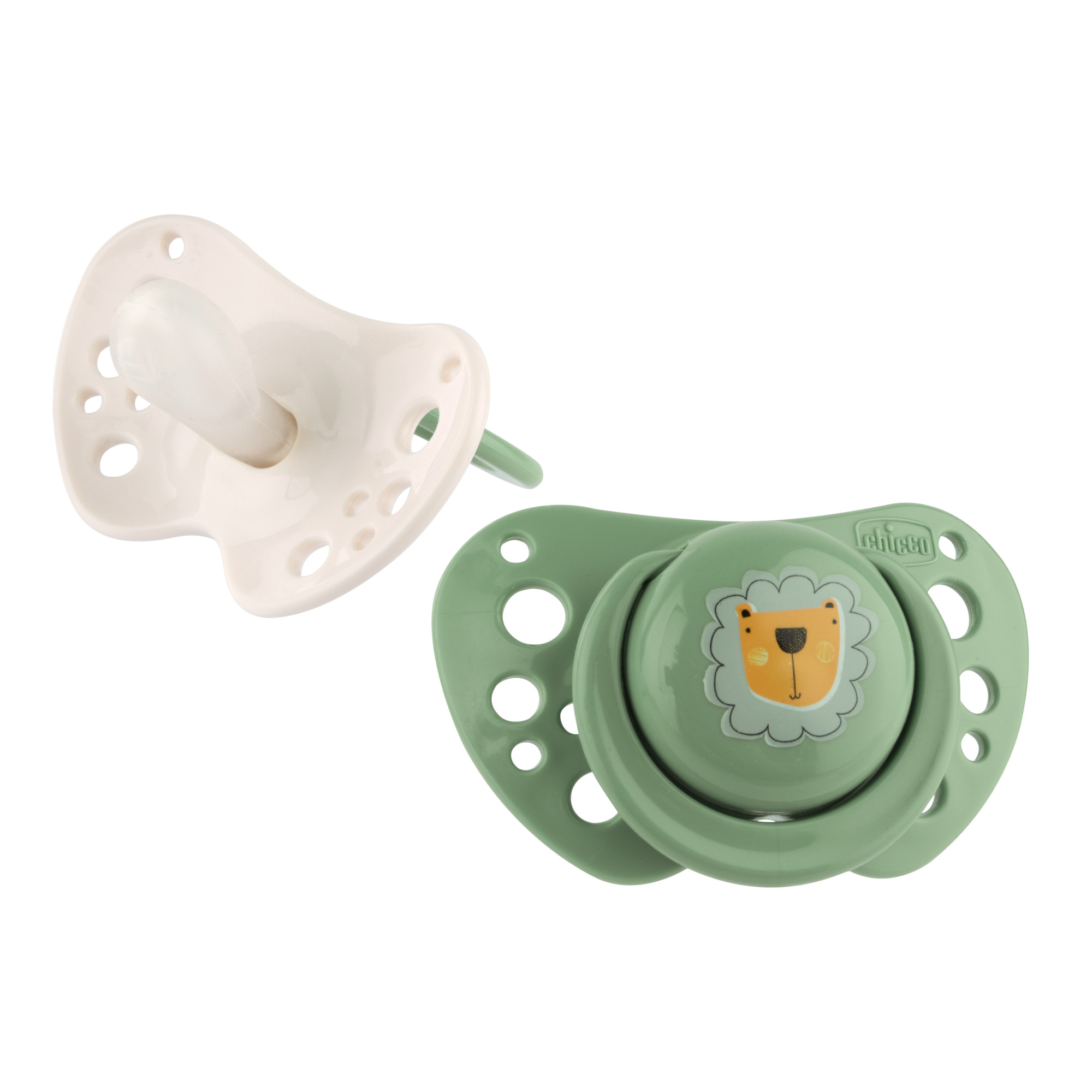 Пустышка Chicco силикон анатомическая от 3 мес. 2 шт. - фото 2