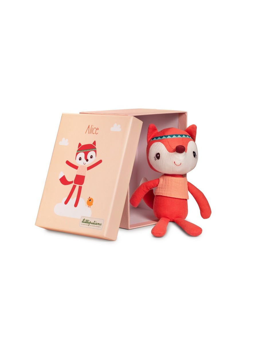 Мягкая игрушка Lilliputiens лисичка 26 см - фото 2