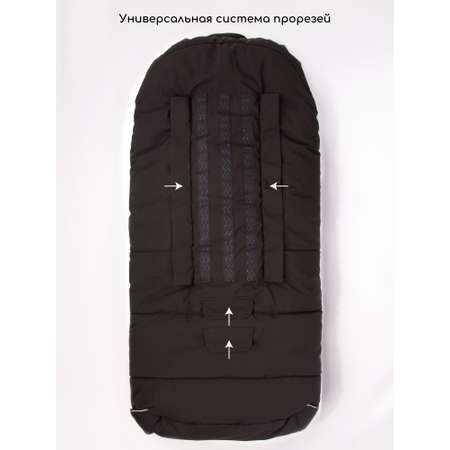 Конверт в коляску Amarobaby POLAR черный