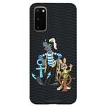 Силиконовый чехол Mcover для смартфона Samsung S20 FE Союзмультфильм Заяц и волк в море