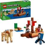 Конструктор LEGO Minecraft На пиратском корабле блочный