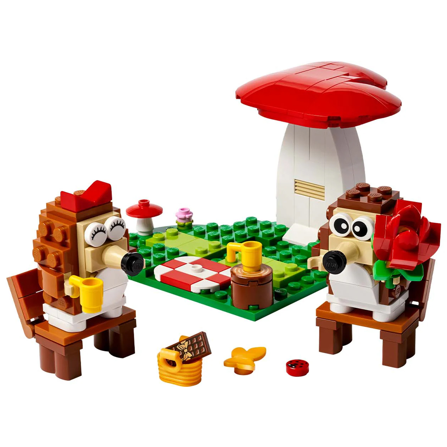 Конструктор LEGO Classic Свидание ёжиков на пикнике блочный - фото 8