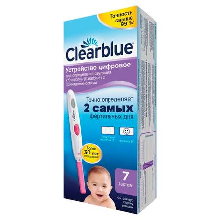 Тест для определения овуляции Clearblue цифровой 7тест-полосок