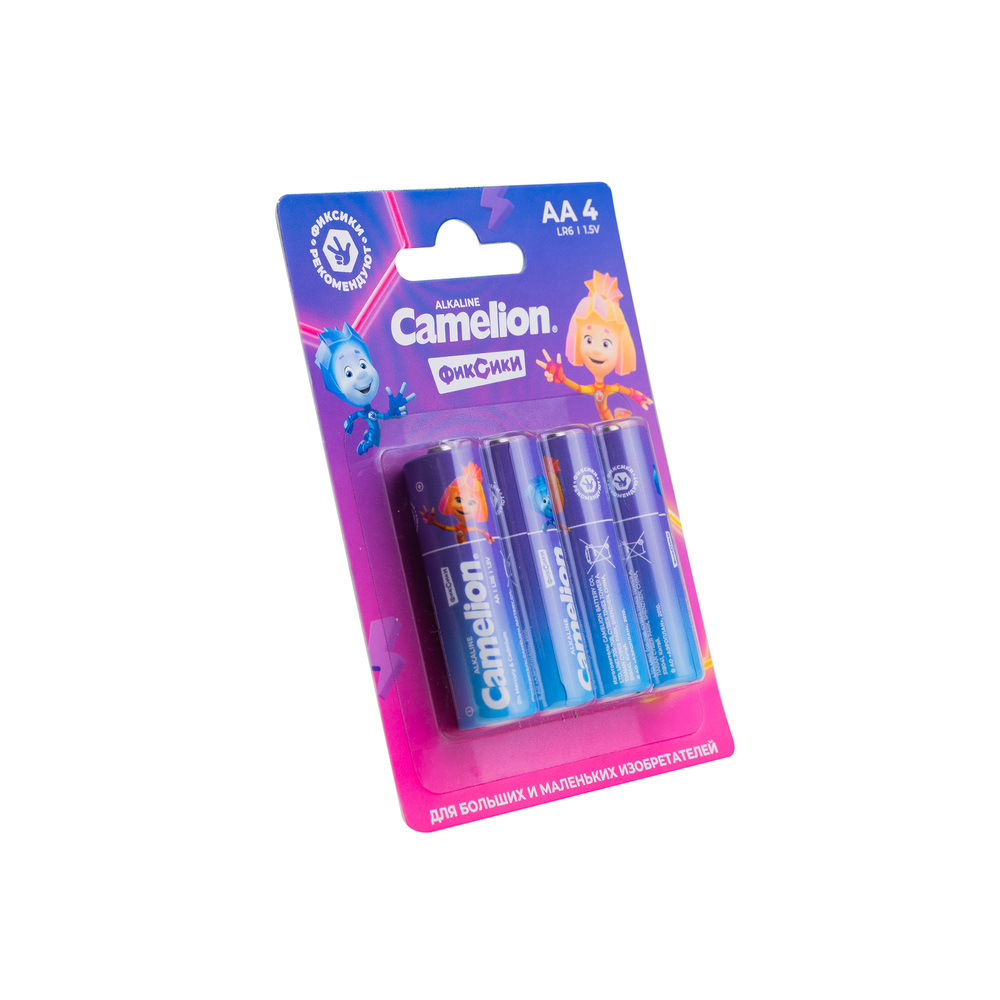 Пальчиковая батарейка Camelion LR6-BP4Fix - фото 2