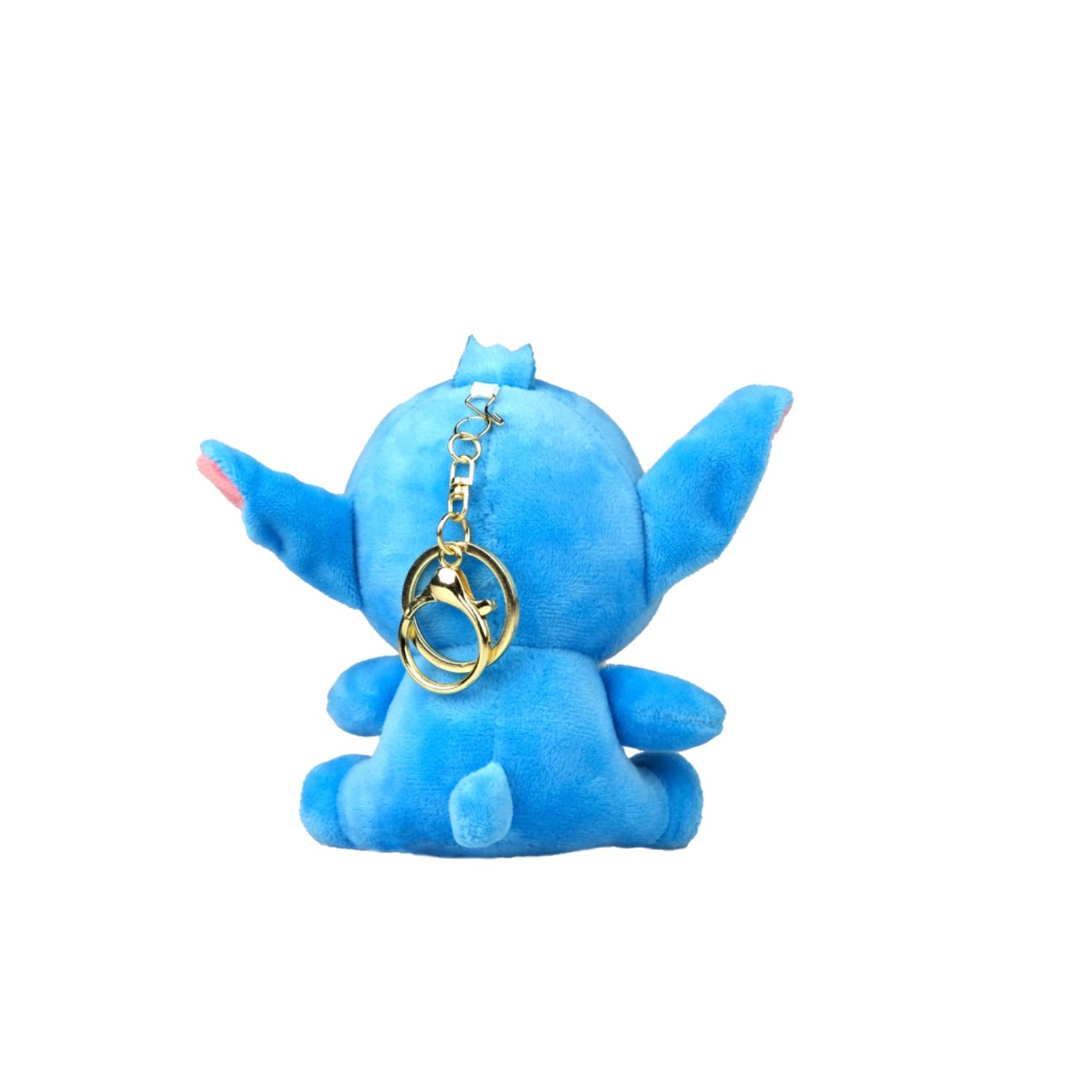 Игрушка мягкая-брелок Stitch син BZ-124 - фото 8