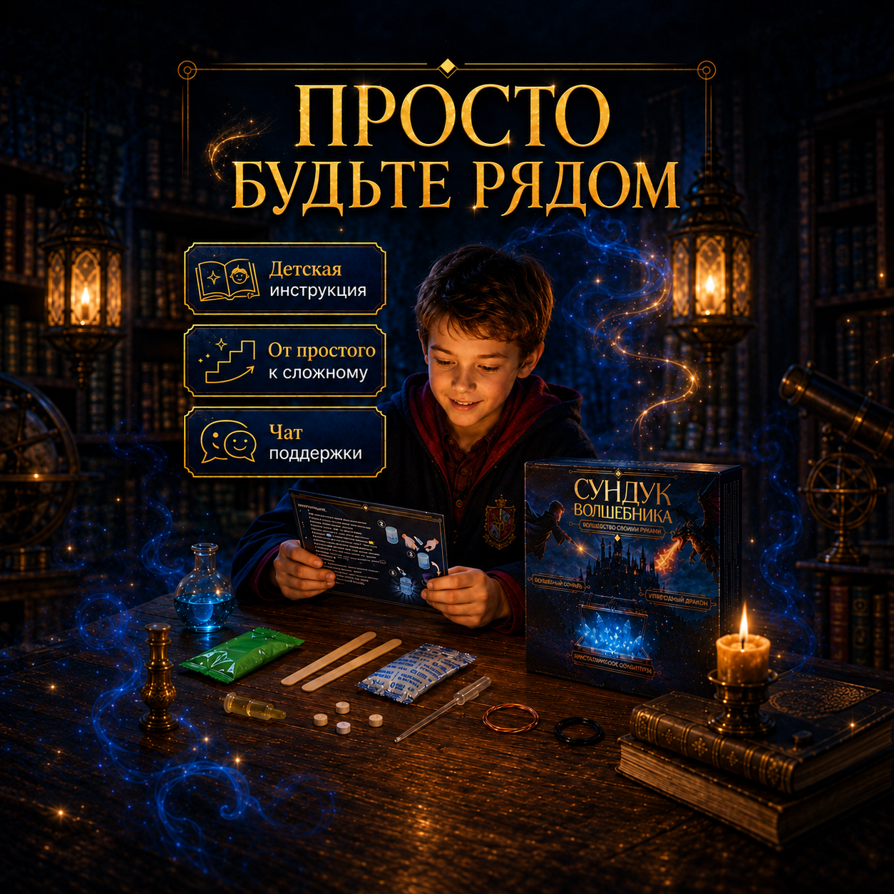 Набор для опытов WOW! HOW? Сундук волшебника - фото 5