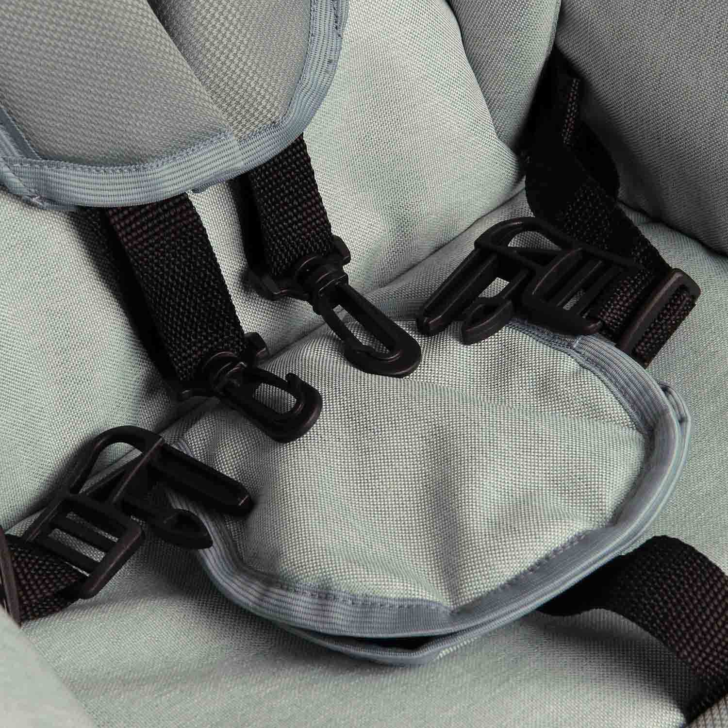 Коляска 2в1 Indigo Barbara Classic 02 шалфей - фото 23