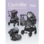 Коляска 3в1 Farfello Camille серый