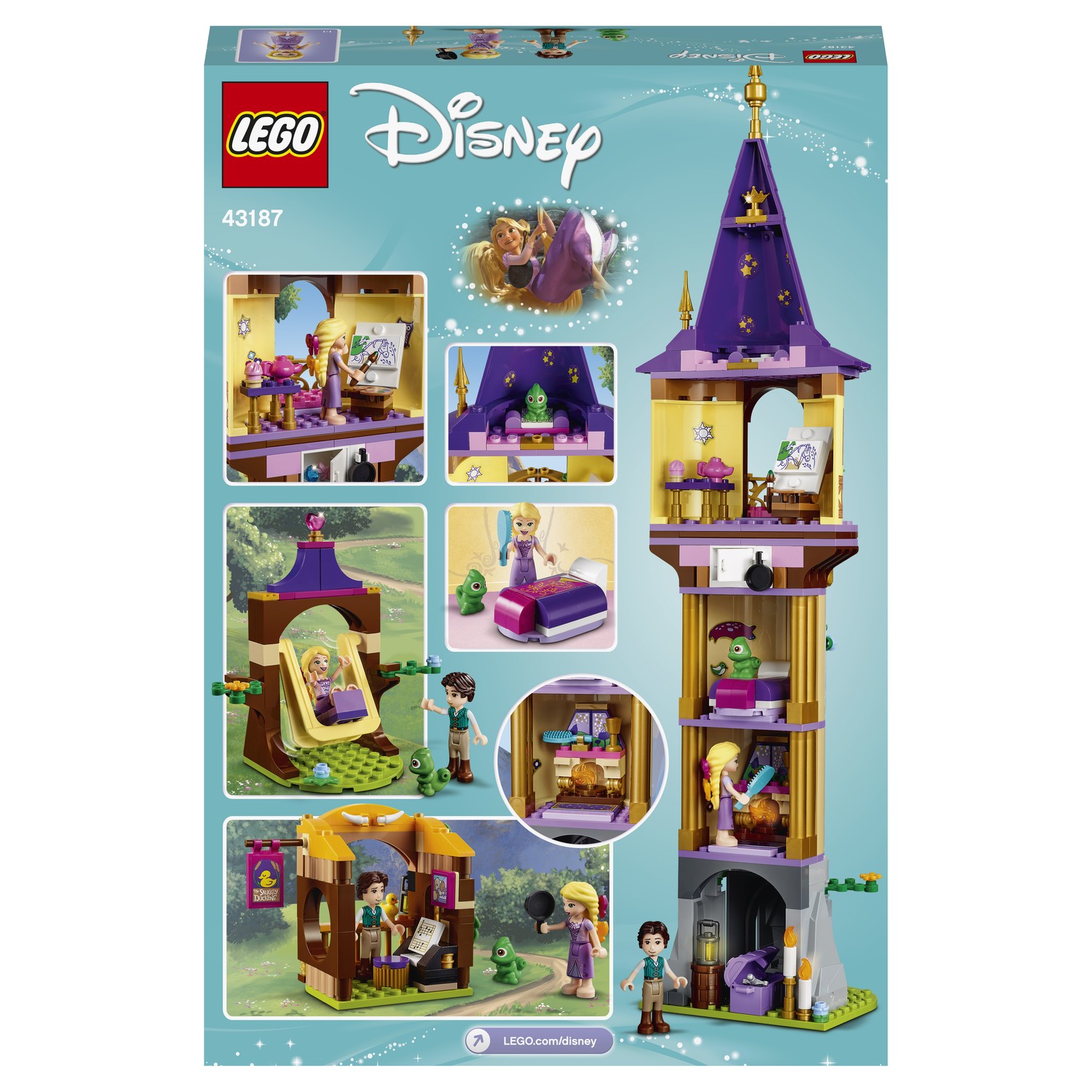 Конструктор LEGO Disney Princess Башня Рапунцель блочный - фото 3