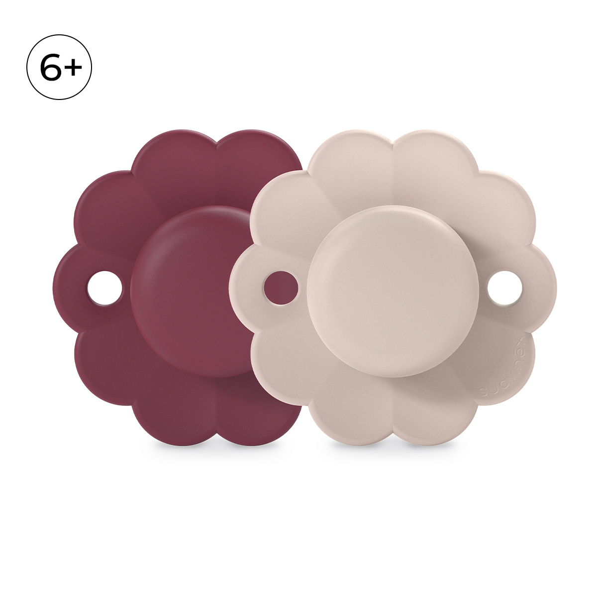 Пустышка Suavinex силикон ортодонтическая от 6 мес. 2 шт. - фото 1