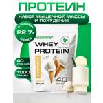 Протеин 1 кг. SUPPTRUE WHEY PROTEIN со вкусом пломбира