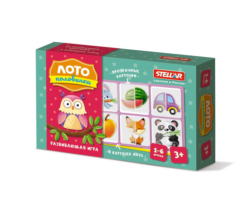 Настольная игра STELLAR Половинки - фото 1