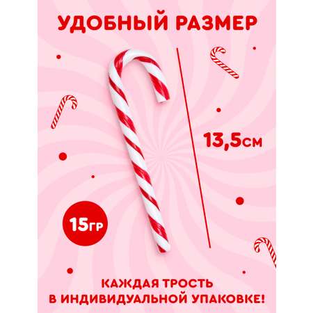 Карамельные тросточки Сладкая сказка новогодний набор Pusheen 8 штук 120 г