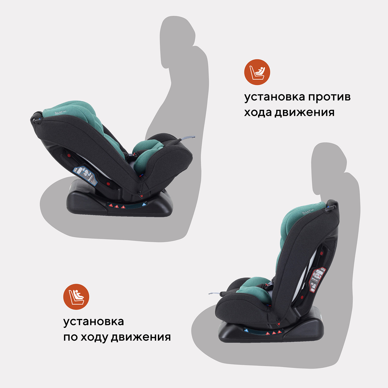 Автокресло Rant Basic Unity Mint 0+/1/2/3 (0-36 кг) - фото 5