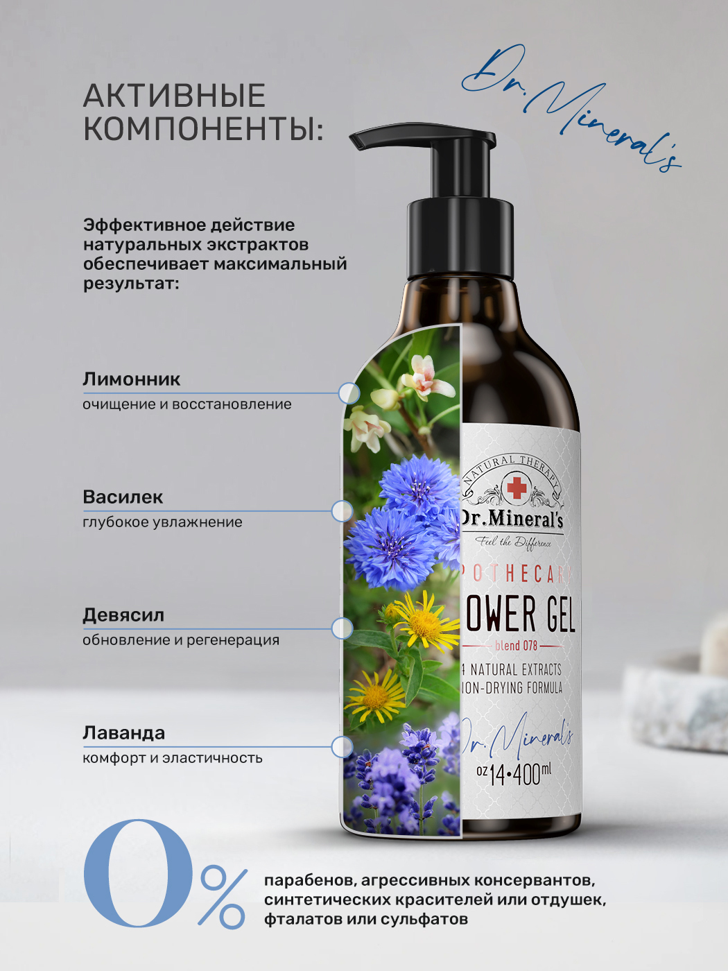 Гель Dr.Minerals 400 мл - фото 5