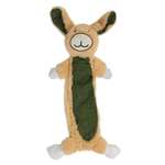 Игрушка для собак Barbaks Заяц Шуня мягкий с пищалкой шуршит 60см