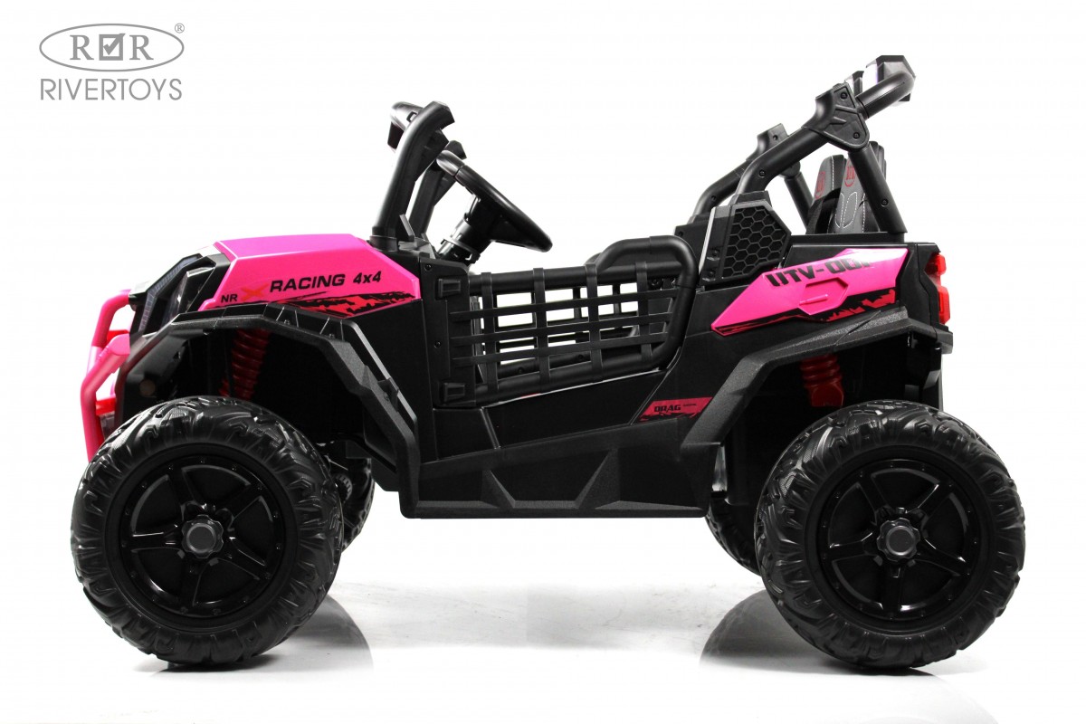 Электромобиль RIVERTOYS K777KK-LUX-BUGGY-PINK С пультом ДУ - фото 14